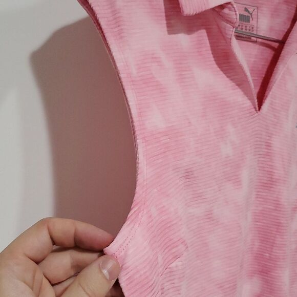 𝅺PUMA dry cell pink small sleeveless athletic shirt - Picture 4 of 7